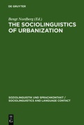 Cover: The Sociolinguistics of Urbanization - De Gruyter
