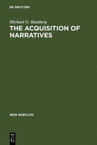 Abbildung von: The Acquisition of Narratives - De Gruyter Mouton