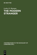 Cover: The Modern Stranger - De Gruyter Mouton