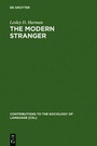 Cover: The Modern Stranger - De Gruyter Mouton
