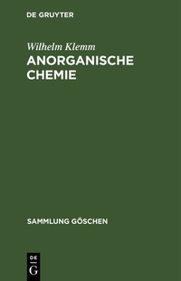 Bild vergrößern Bild: Anorganische Chemie - De Gruyter