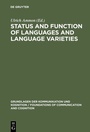 Cover: Status and Function of Languages and Language Varieties - De Gruyter