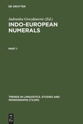 Cover: Indo-European Numerals - De Gruyter Mouton