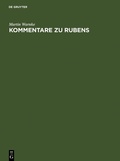 Cover: Kommentare zu Rubens - De Gruyter