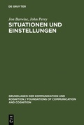 Cover: Situationen und Einstellungen - De Gruyter