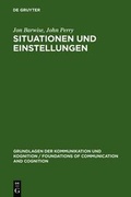 Cover: Situationen und Einstellungen - De Gruyter
