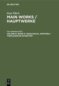 Cover: Theological Writings / Theologische Schriften - De Gruyter