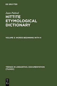 Abbildung von: Jaan Puhvel: Hittite Etymological Dictionary / Words beginning with H - De Gruyter Mouton