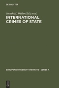 Cover: International Crimes of State - De Gruyter