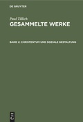 Cover: Christentum und soziale Gestaltung - De Gruyter