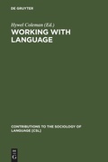 Cover: Working with Language - De Gruyter Mouton