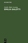 Cover: Emilia Galotti - De Gruyter