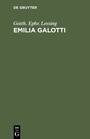 Cover: Emilia Galotti - De Gruyter