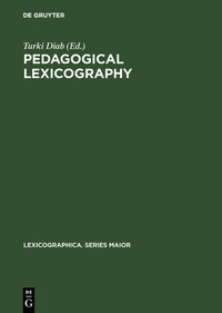 Abbildung von: Pedagogical lexicography - De Gruyter Mouton