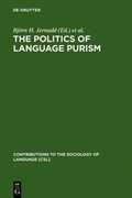 Cover: The Politics of Language Purism - De Gruyter Mouton