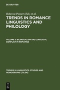 Cover: Bilingualism and Linguistic Conflict in Romance - De Gruyter Mouton
