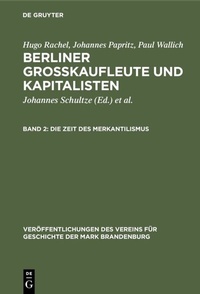 Abbildung von: Die Zeit des Merkantilismus - De Gruyter
