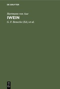 Cover: Iwein - De Gruyter