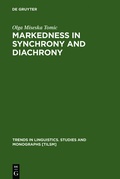 Cover: Markedness in synchrony and diachrony - De Gruyter Mouton