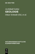Cover: Geologie - De Gruyter