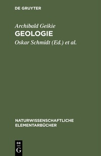 Abbildung von: Geologie - De Gruyter