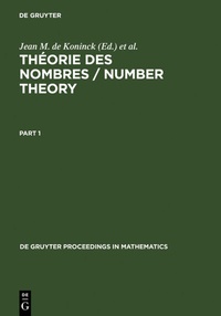 Abbildung von: Théorie des nombres / Number Theory - De Gruyter