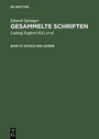 Cover: Eduard Spranger: Gesammelte Schriften / Schule und Lehrer - De Gruyter