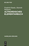Cover: Altnordisches Elementarbuch - De Gruyter Mouton