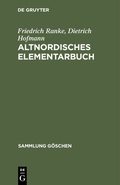 Cover: Altnordisches Elementarbuch - De Gruyter Mouton