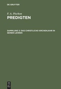 Cover: Das christliche Kirchenjahr in seinen Lehren - De Gruyter
