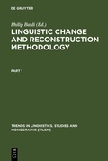 Cover: Linguistic Change and Reconstruction Methodology - De Gruyter Mouton