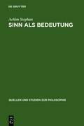 Cover: Sinn als Bedeutung - De Gruyter