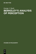 Cover: Berkeley's analysis of perception - De Gruyter Mouton