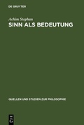 Cover: Sinn als Bedeutung - De Gruyter