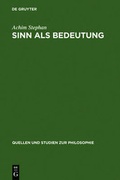 Cover: Sinn als Bedeutung - De Gruyter