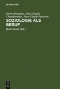Cover: Soziologie als Beruf - De Gruyter