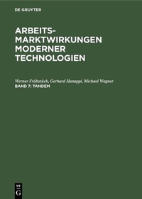 Enlarge image Cover: Tandem - De Gruyter