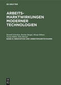 Cover: Innovation und Arbeitsmarktdynamik - De Gruyter