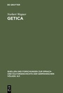 Cover: Getica - De Gruyter