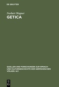 Cover: Getica - De Gruyter
