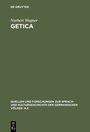 Cover: Getica - De Gruyter