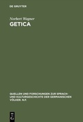 Cover: Getica - De Gruyter