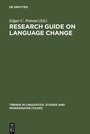 Cover: Research Guide on Language Change - De Gruyter Mouton