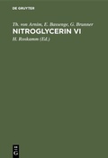 Cover: Nitroglycerin VI - De Gruyter