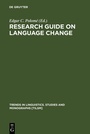 Cover: Research Guide on Language Change - De Gruyter Mouton