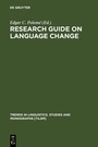 Cover: Research Guide on Language Change - De Gruyter Mouton