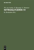 Cover: Nitroglycerin VI - De Gruyter