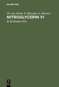 Abbildung von: Nitroglycerin VI - De Gruyter