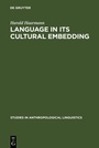 Cover: Language in Its Cultural Embedding - De Gruyter Mouton