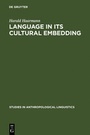 Cover: Language in Its Cultural Embedding - De Gruyter Mouton